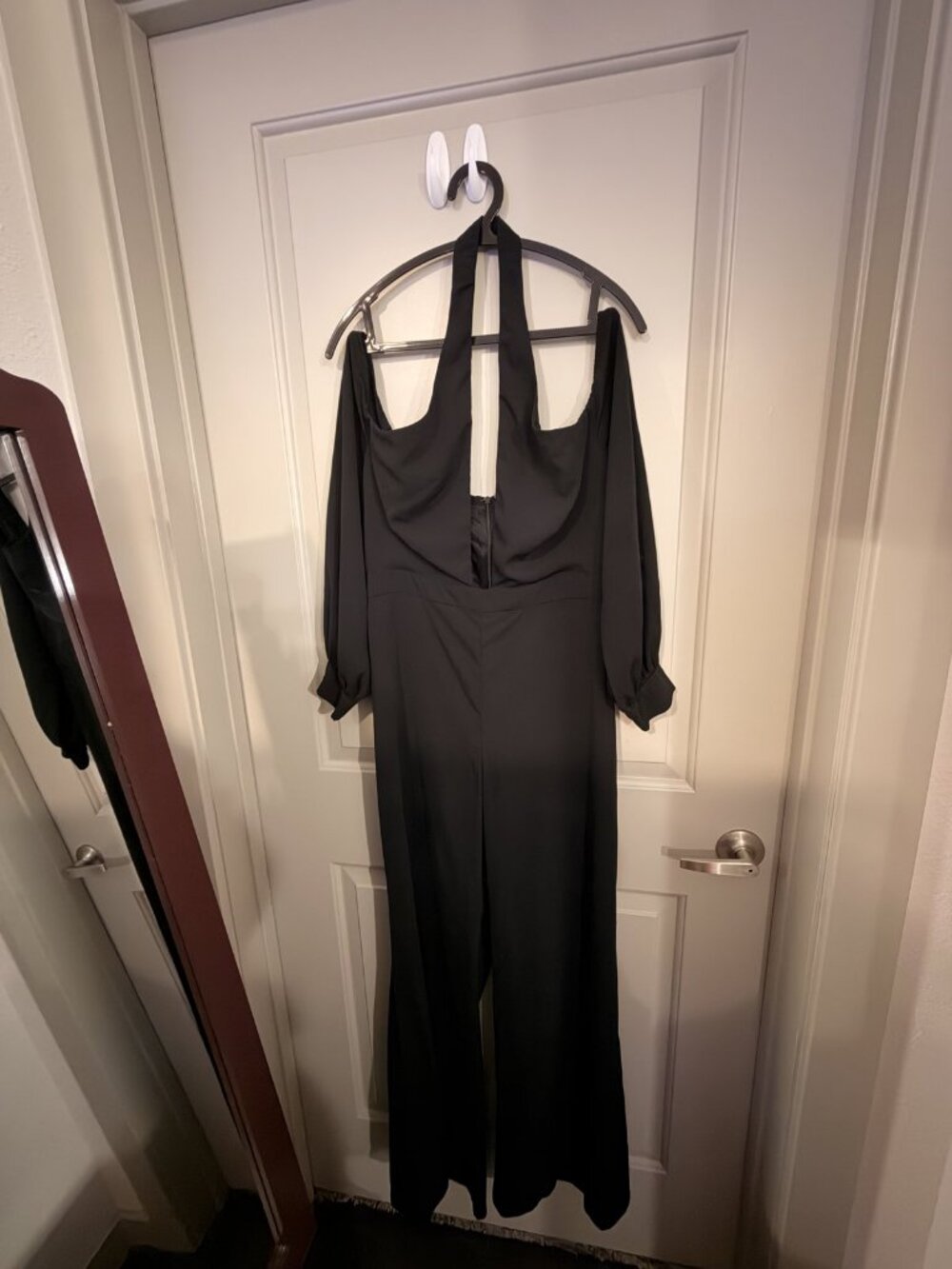 Jill Jill Stuart Black Halter Cold Shoulder Jumpsuit Size 8